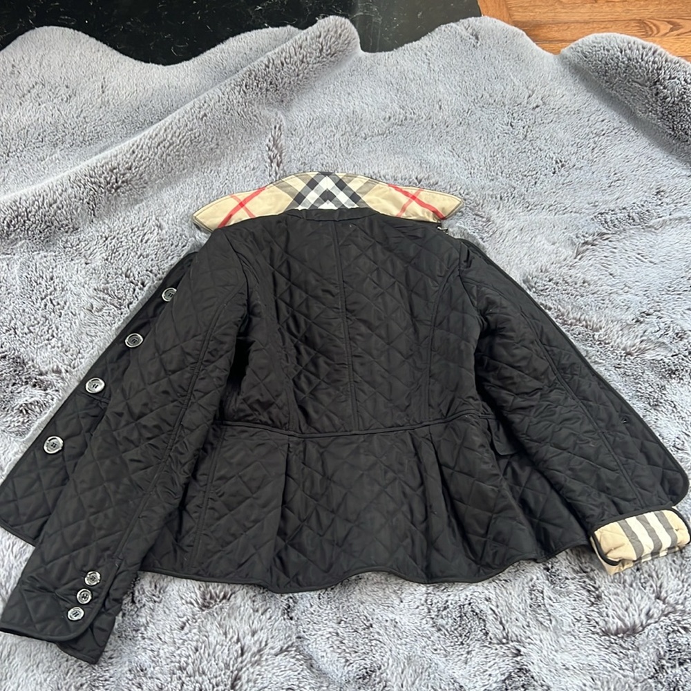 Burberry Black Quilted Jacket